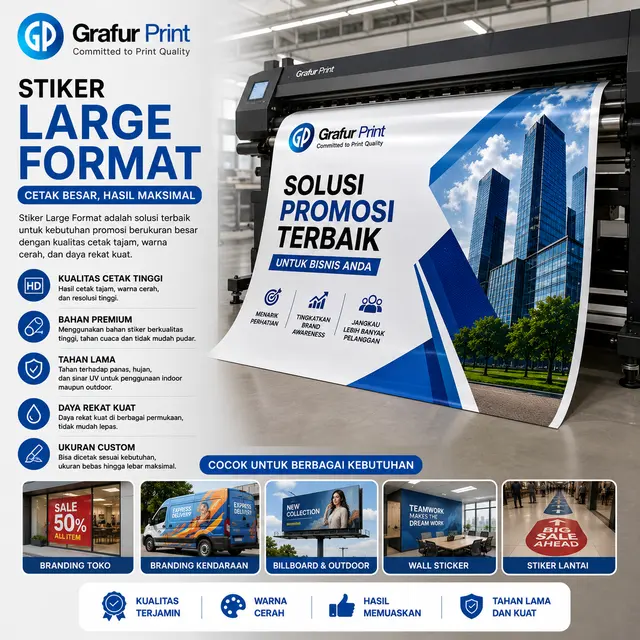 Stiker Meteran / Large Format